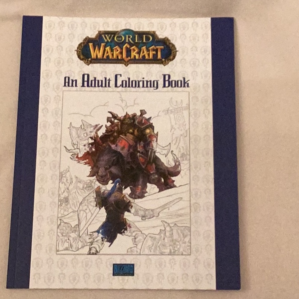 World Of Warcraft An Adult Coloring Book ~ New ~ Blizzard